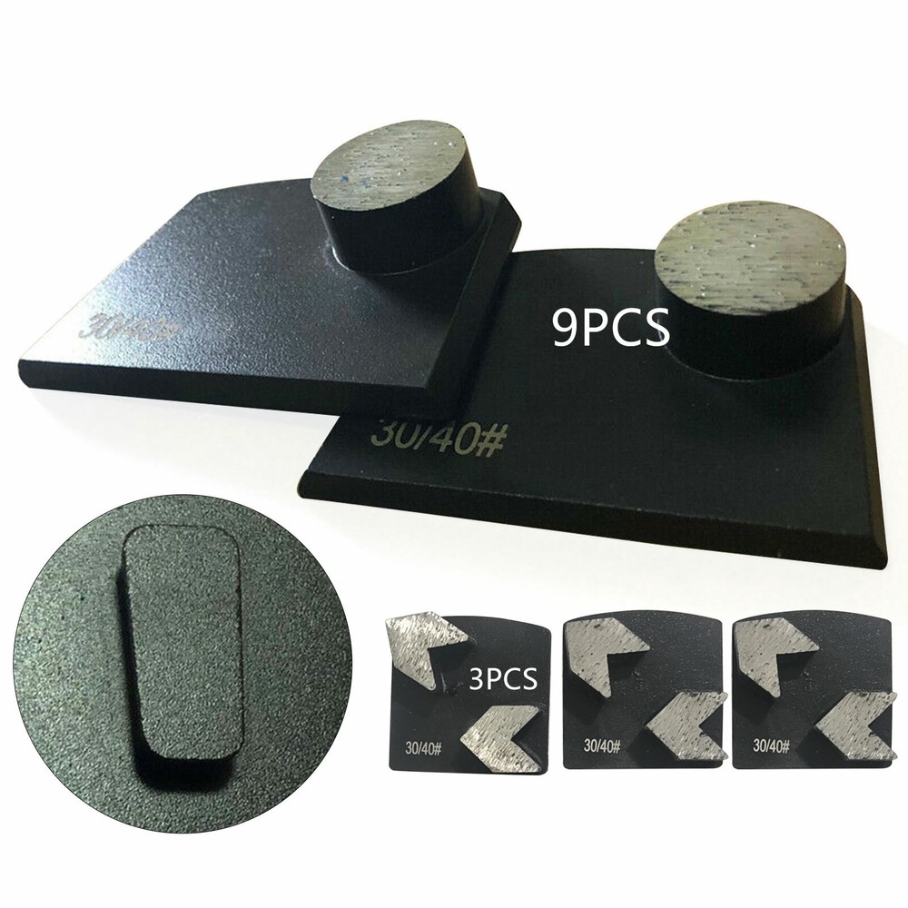 9x Diamond Floor Grinding Disc Segment Lavina Edco Floor Grinder Medium Bond