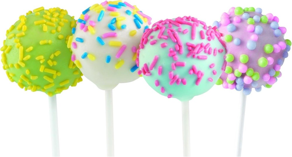 Sweet Creations 100 Count Reusable Plastic Cake Pop Sticks