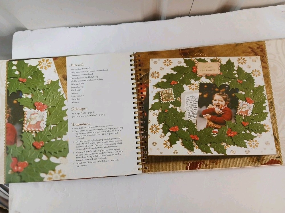 Anna Griffin "Emboss, Cut & Create" Book Featuring Handmade Cards & Scrapbook...