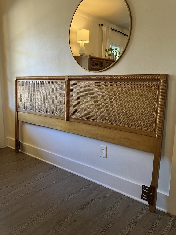 Vintage Boho King Size Headboard - Wicker Weve By Dixie Brand