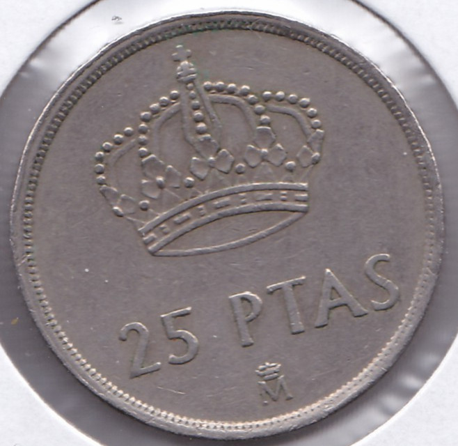 1982 Spain 25 Pesetas L4