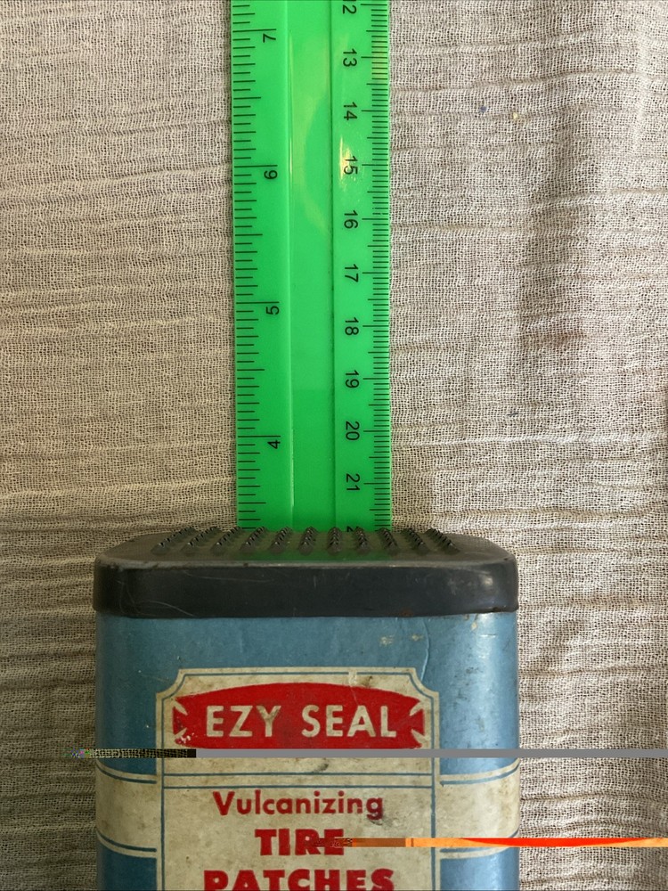 EZY Seal Vulcanizing Tire Patches Instant Lighting EMPTY CONTAINER