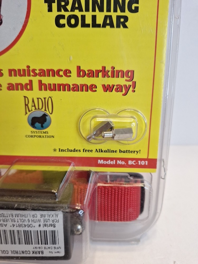 Bark Control Training Collar BC-101 Dog Training System Radio Systems