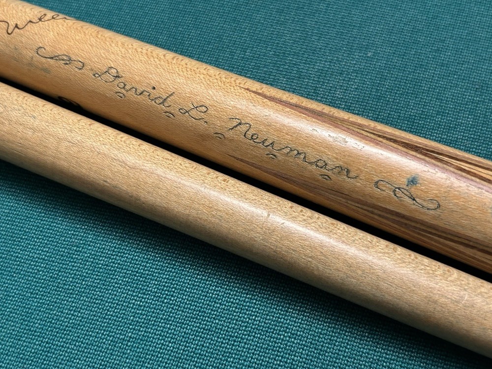 Vintage Inscribed Pool Cue