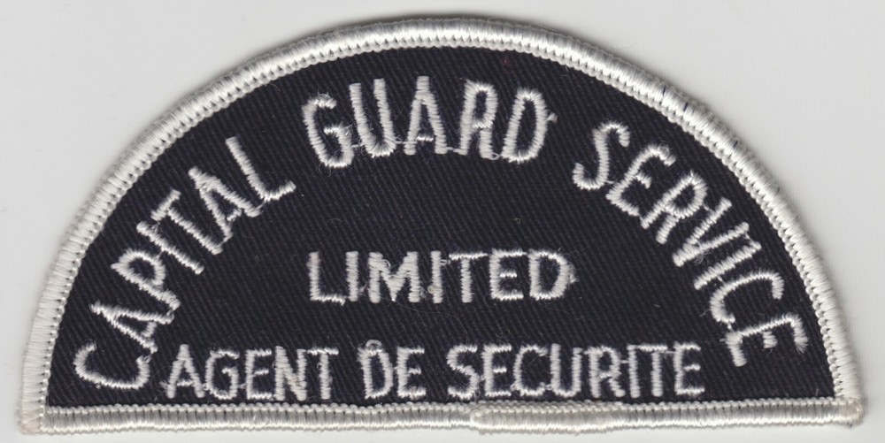 Capital Guard Service Limited Agent de Securite Patch, Canada