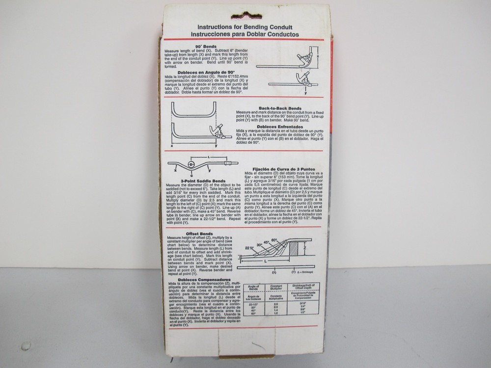 Gardner 931B Conduit Bender