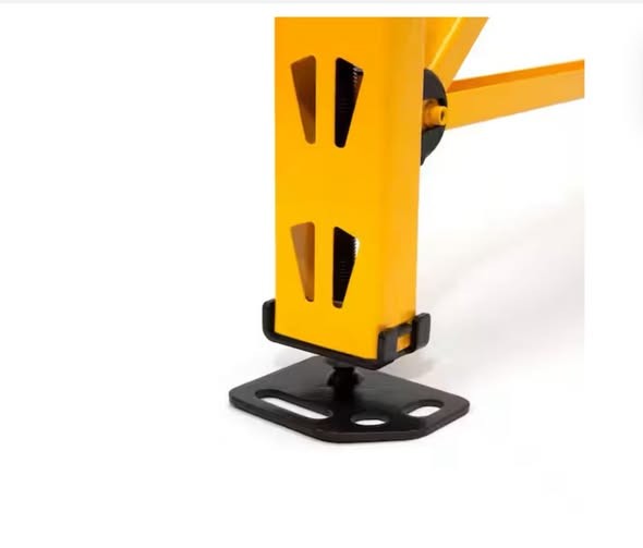 DEWALT Adjustable Leveling Floor Mounting Plate Kit for Storage Rack (4-Pack)