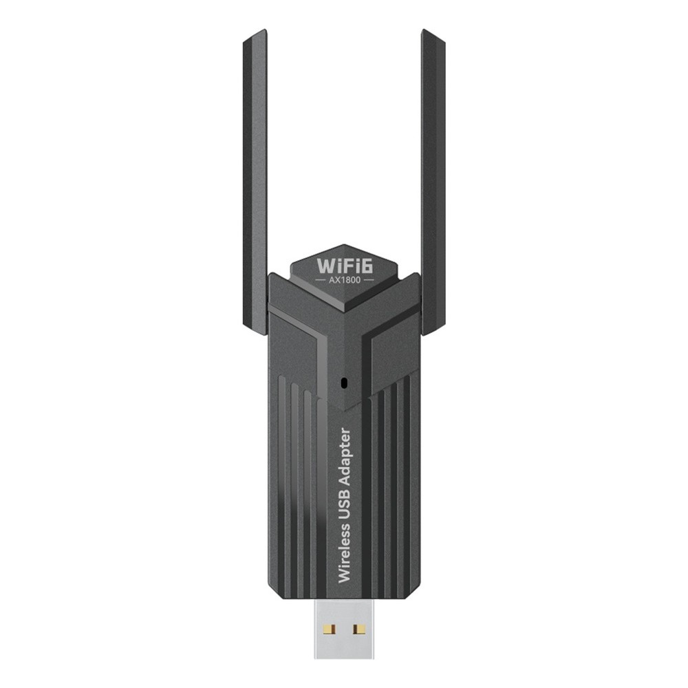 WiFi 6 USB Network Adapter AX1800 for Computer Desktop with Rotatable Antennas