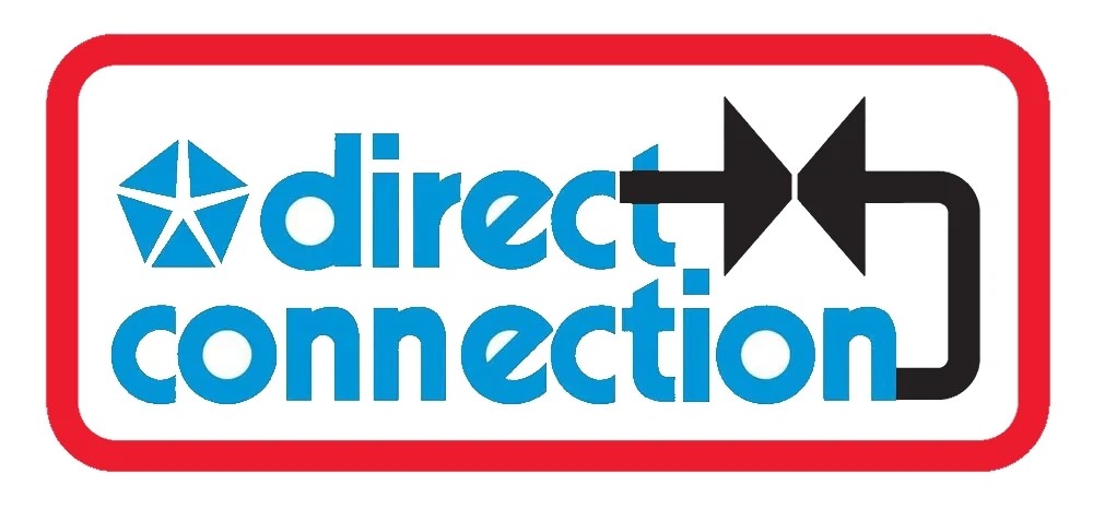 Direct Connection Retro Sticker Decal XV