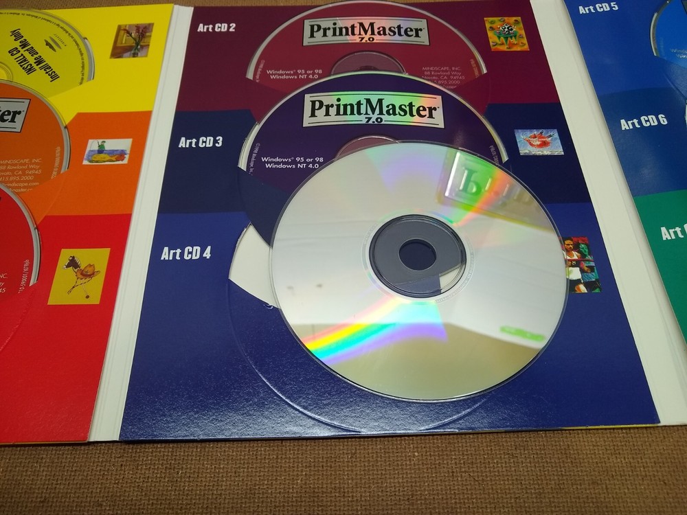Vintage PrintMaster Platinum Program 7 plus art and graphics