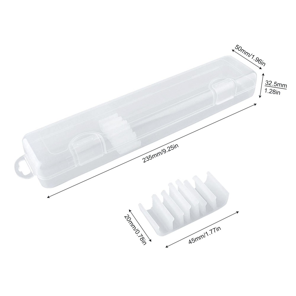 OriGlam Transparent Tableware Storage Case, Portable Flatware
