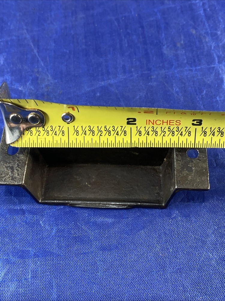 Bin Pull Apothecary Drawer Pull Handle Cast Iron Hardware Eastlake Vintage Ant.