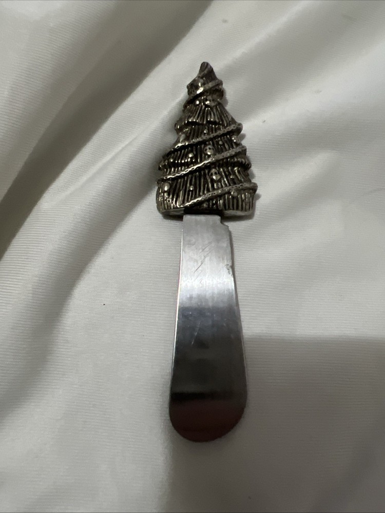 Wallace Silver Plated Tree Cheese Spreader 5"