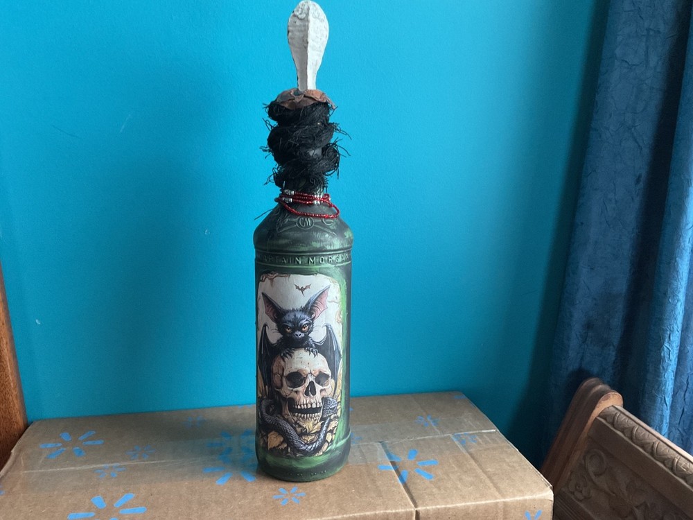 Witch Potion Halloween Bottle Hand Made