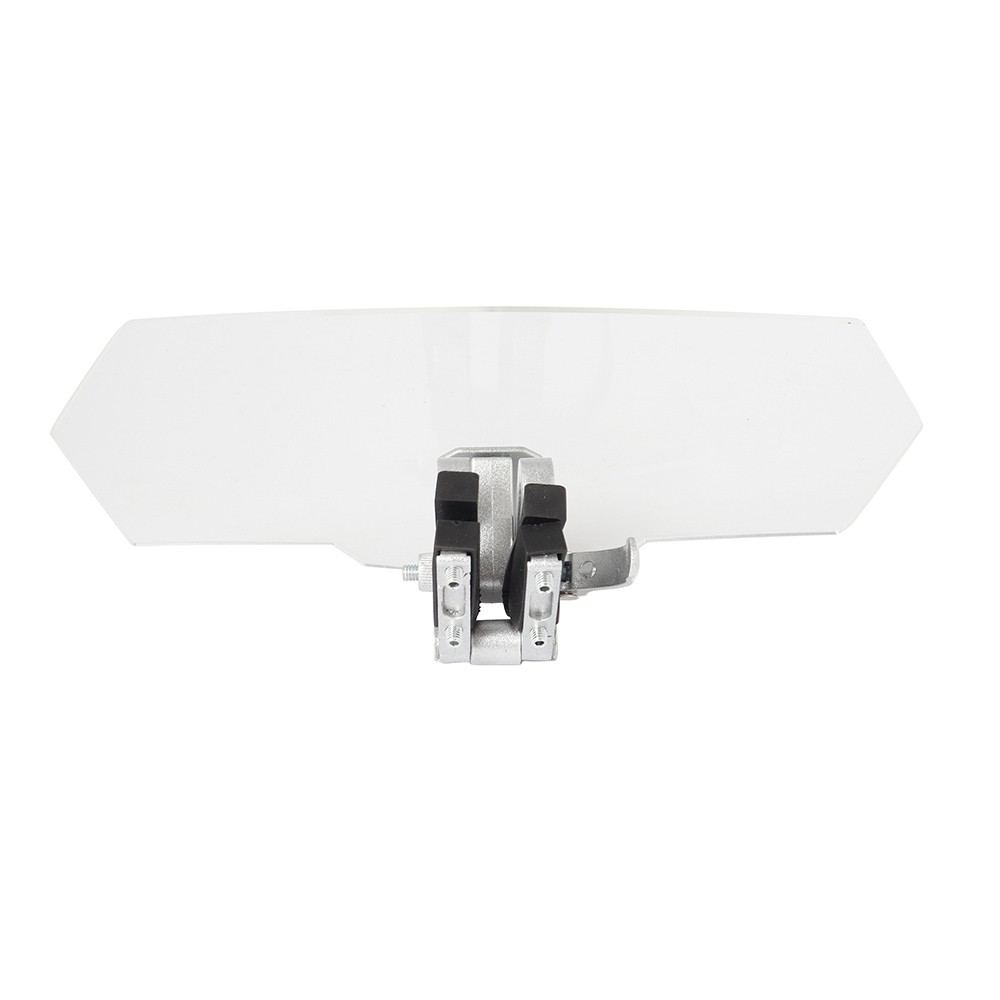 Adjustable Clip On Windshield Extension Spoiler Wind Deflector For Motorcycle US