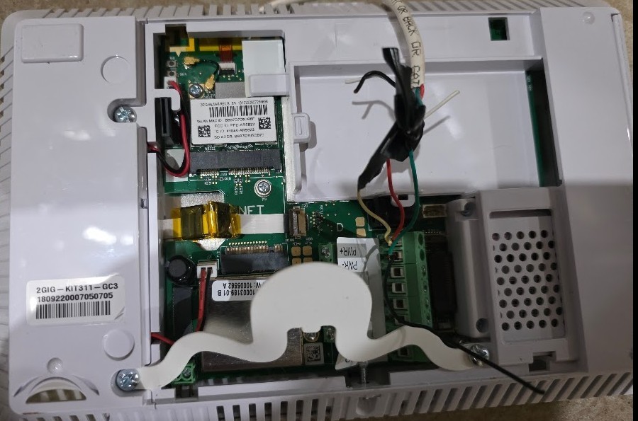 2GIG SP1 GC3 7" Touch Screen Security and Control Panel - White