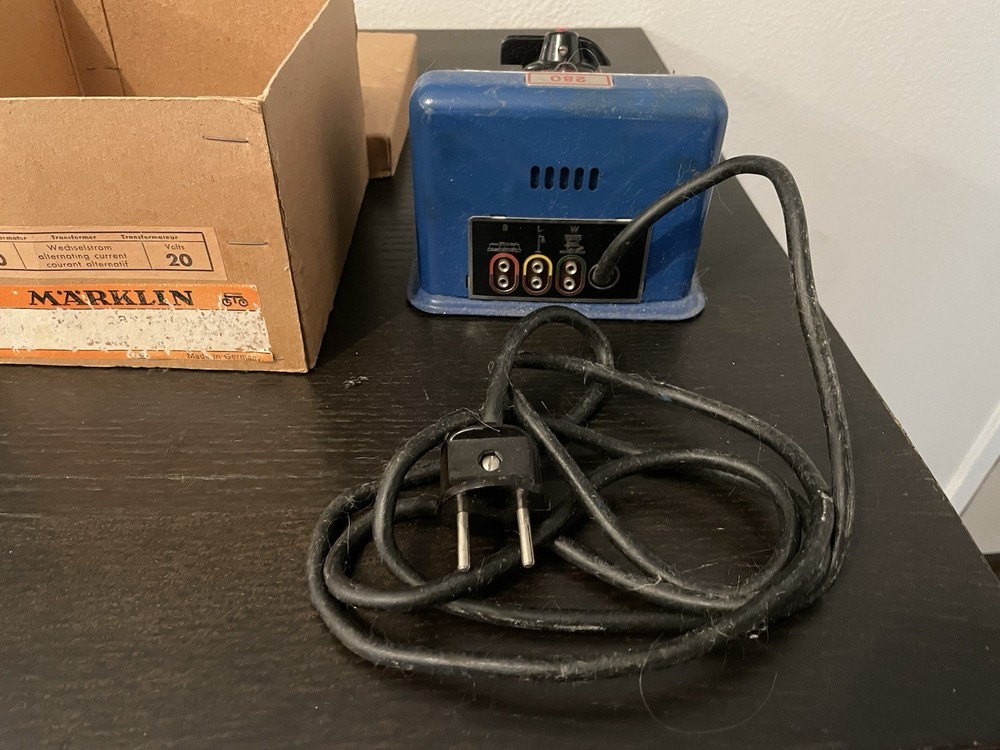 Marklin Super 280A Train Transformer Vintage w/Box 110V