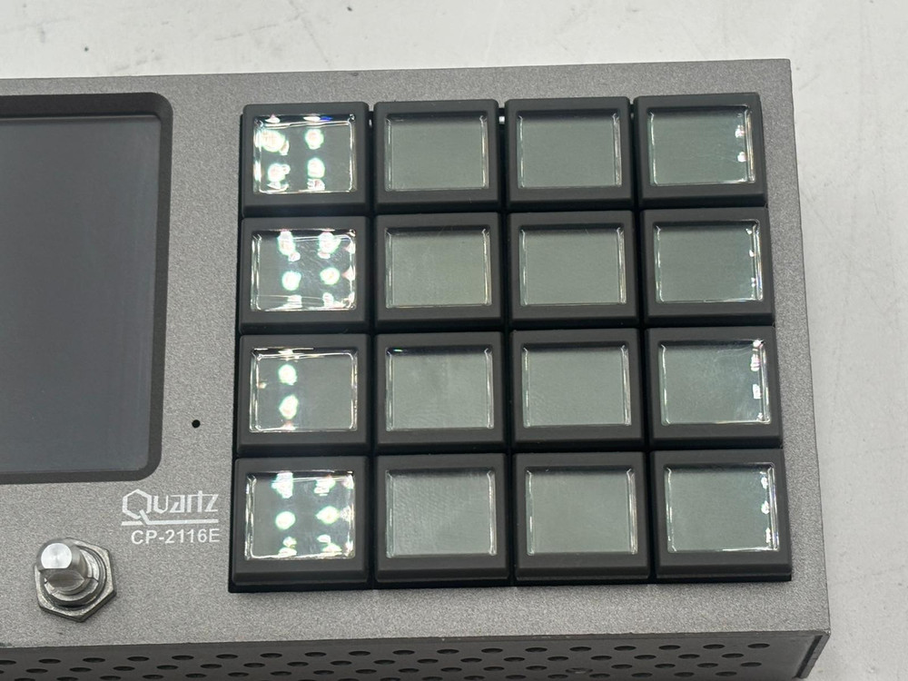 Evertz CP-2116E-H System Control Panel One Touchscreen 16 LCD Buttons