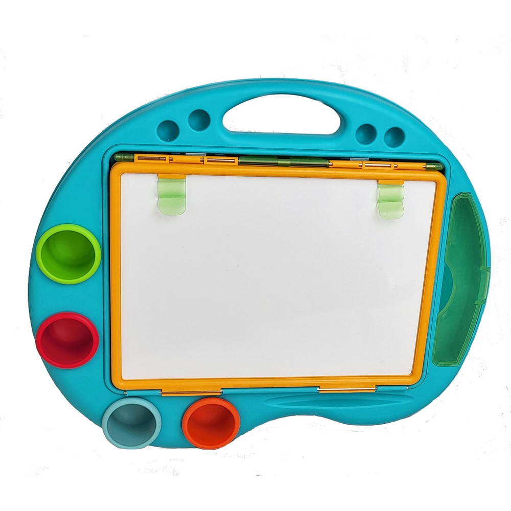 Kids 4 in 1 Art Easel Double Sided Whiteboard Chalkboard Boad Game & Accessories