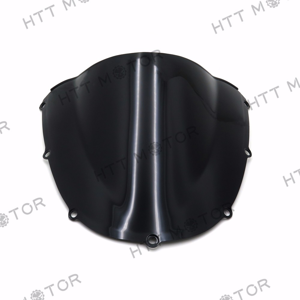 SMOKE BLACK DOUBLE BUBBLE WINDSCREEN WINDSHIELD FOR 2002-2003 HONDA CBR954RR