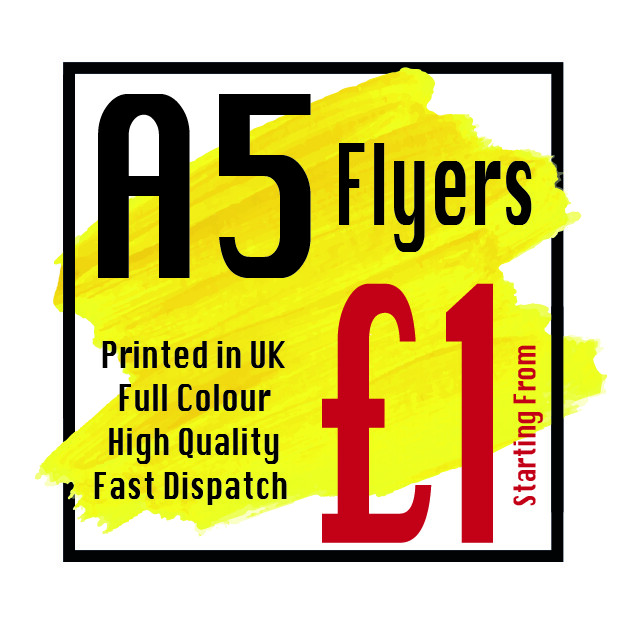 A5 Flyers Leaflets Printed Full Colour Flyer Leaflet Printing 150 gsm silk