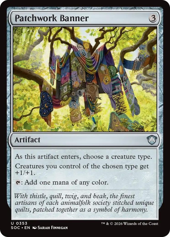 Patchwork Banner - 353 - NM - Commander: Secrets of Strixhaven