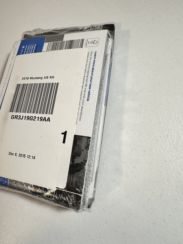 2016 Ford Mustang Owner's Manual Set OEM