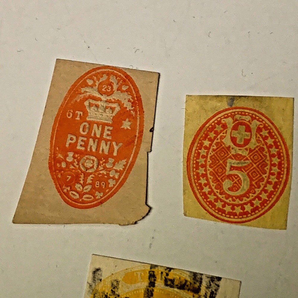 ENGLAND CUT SQUARE MISC LOT NUMBER 17
