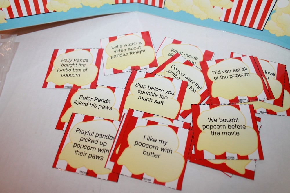 Punctuation Educational Folder Game Language Arts Center Activity Grades 2-4