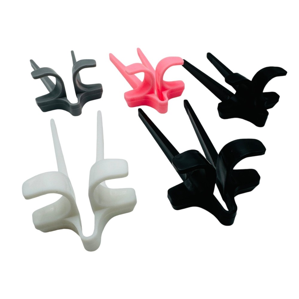 Multi-Color Plastic Chopsticks Helper Set For Kids & Adults