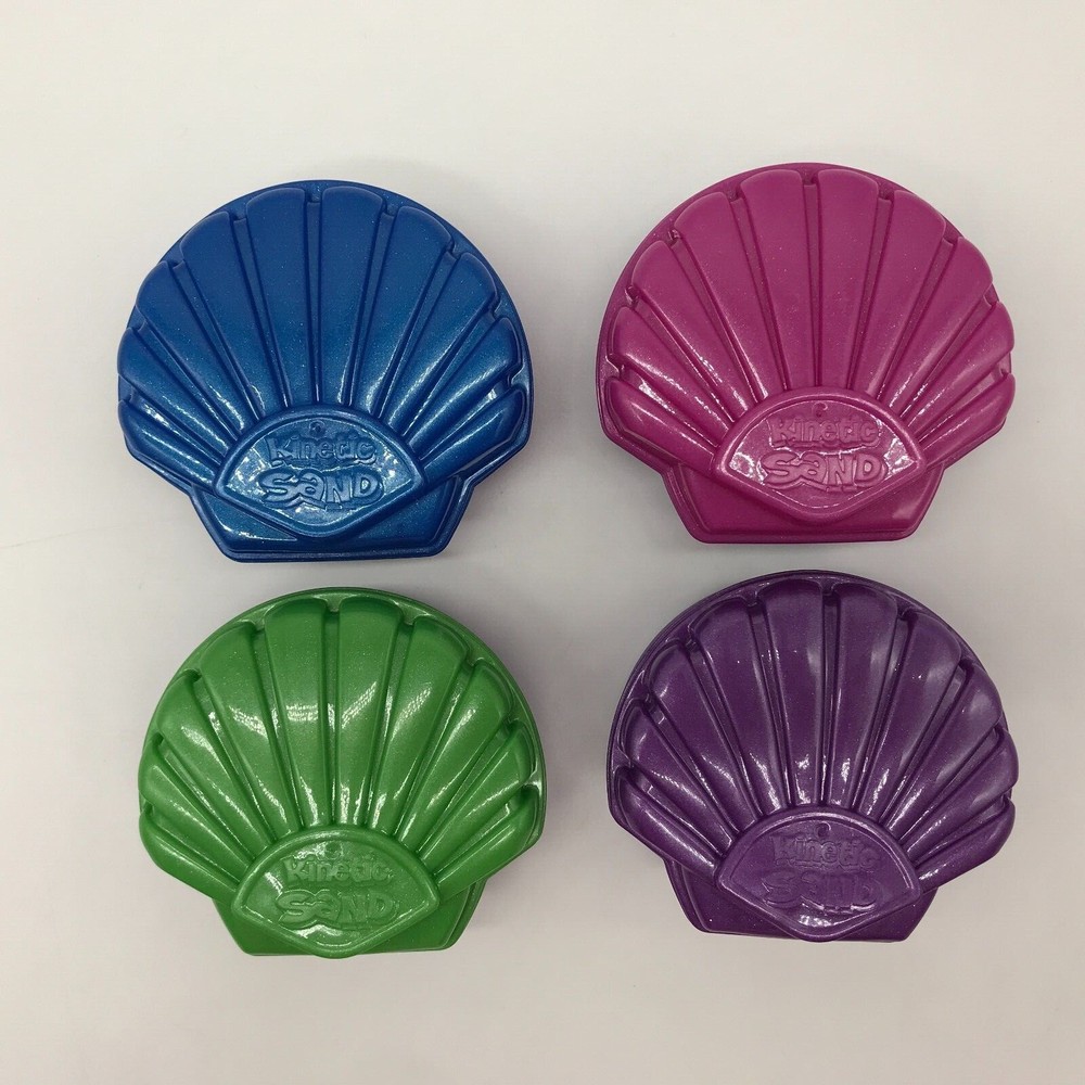 Spin Master Kinetic Sand Seashell Assorted Colors. Learn and Play. For ages 3+