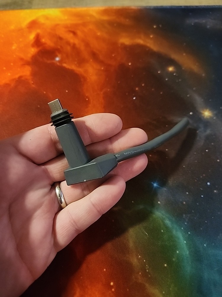Starlink Rectangular Satellite V2 Link Cord (O1) Replacement End Piece Only