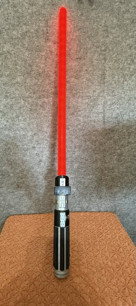 Star Wars Darth Vader Lightsaber Toy Red Extendable Electronic