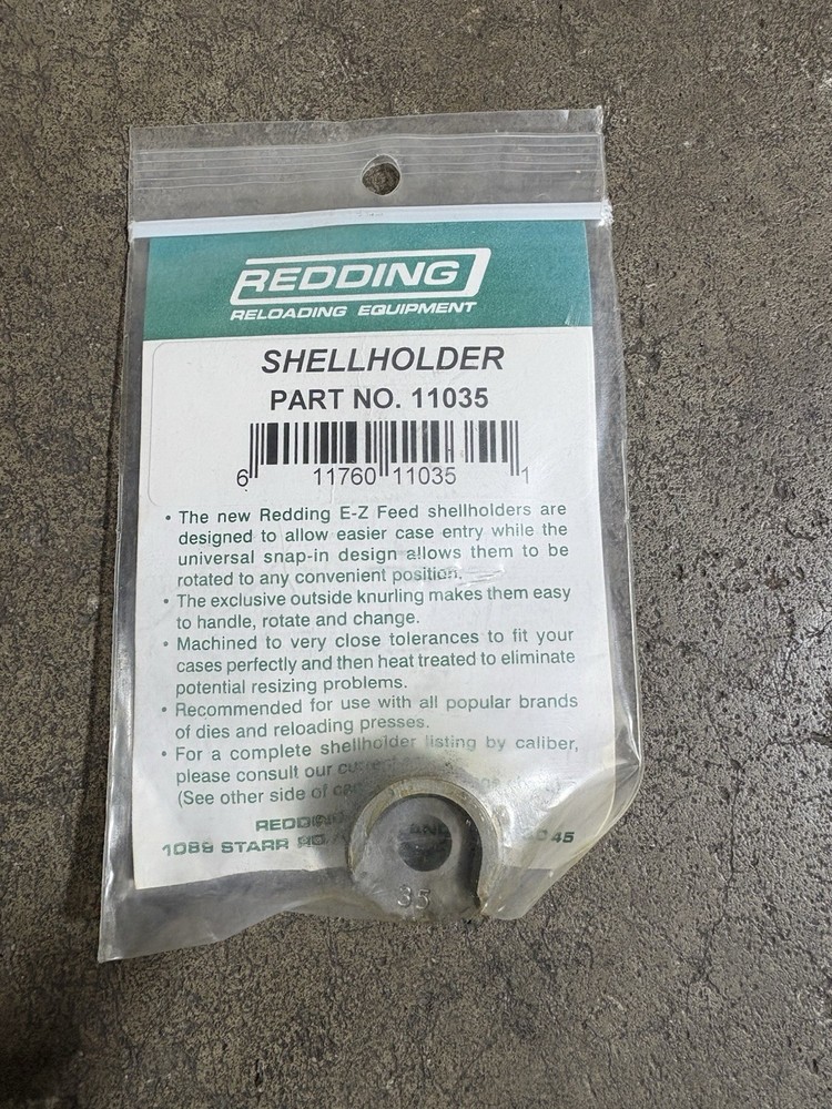 Redding Shellholder Shell Holder New -- Multiple available