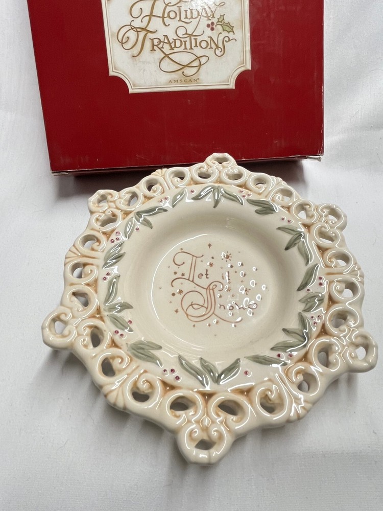 Holiday Traditions- Let it Snow Plate