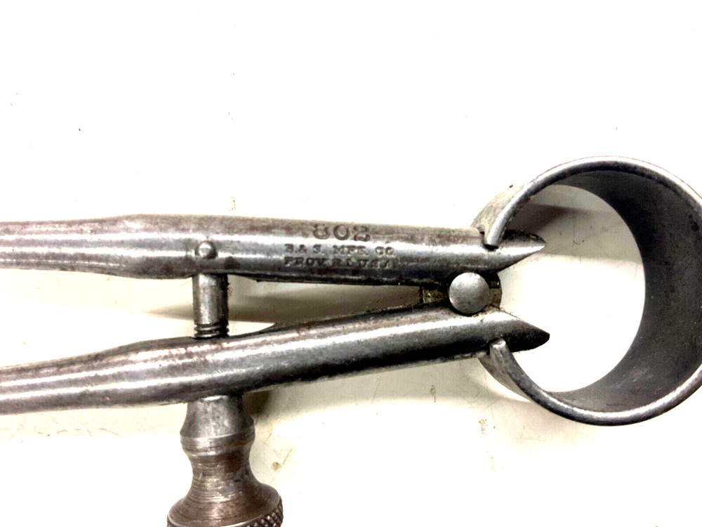 BROWN & SHARPE TOOLS 4” SPRING JOINT INSIDE CALIPERS, No. 802, USA