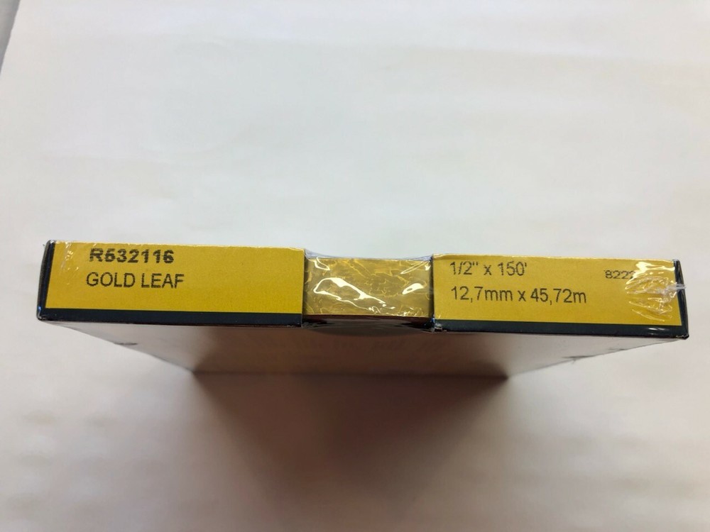 1/2" x 150' Solid One Line Gold Leaf Pin-Stripping