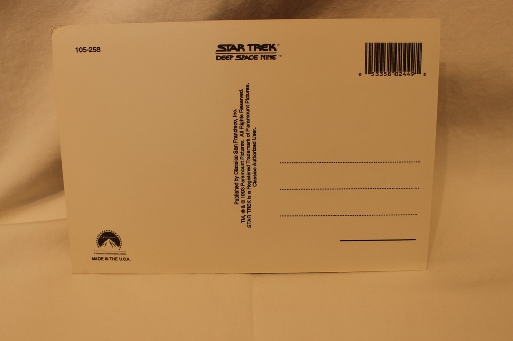 Star Trek DS9 Crew Post Card