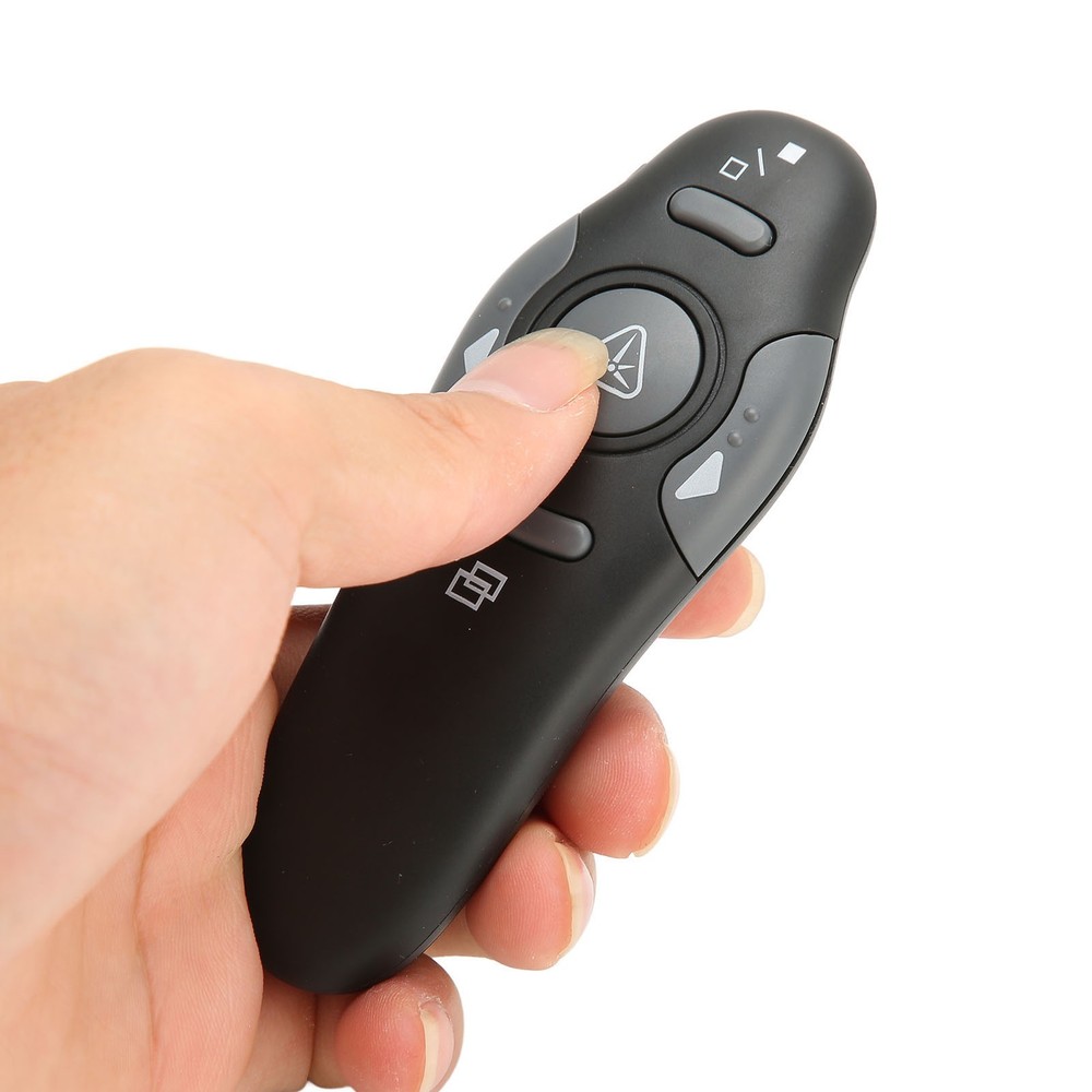 Presentation Clicker 15m Remote Control Distance Ergonomic 2.4GHz Remote Clicker