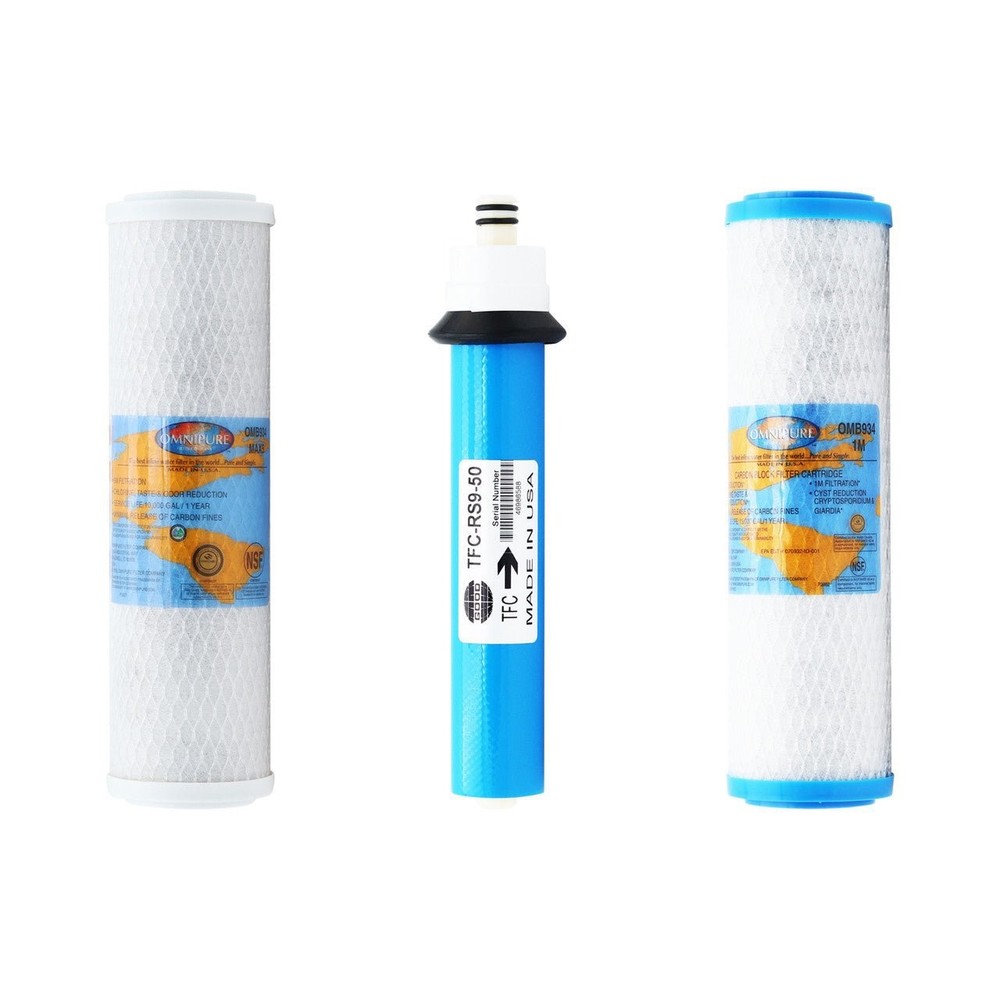 Rainsoft 21179 Compatible RO Filter Kit with Membrane