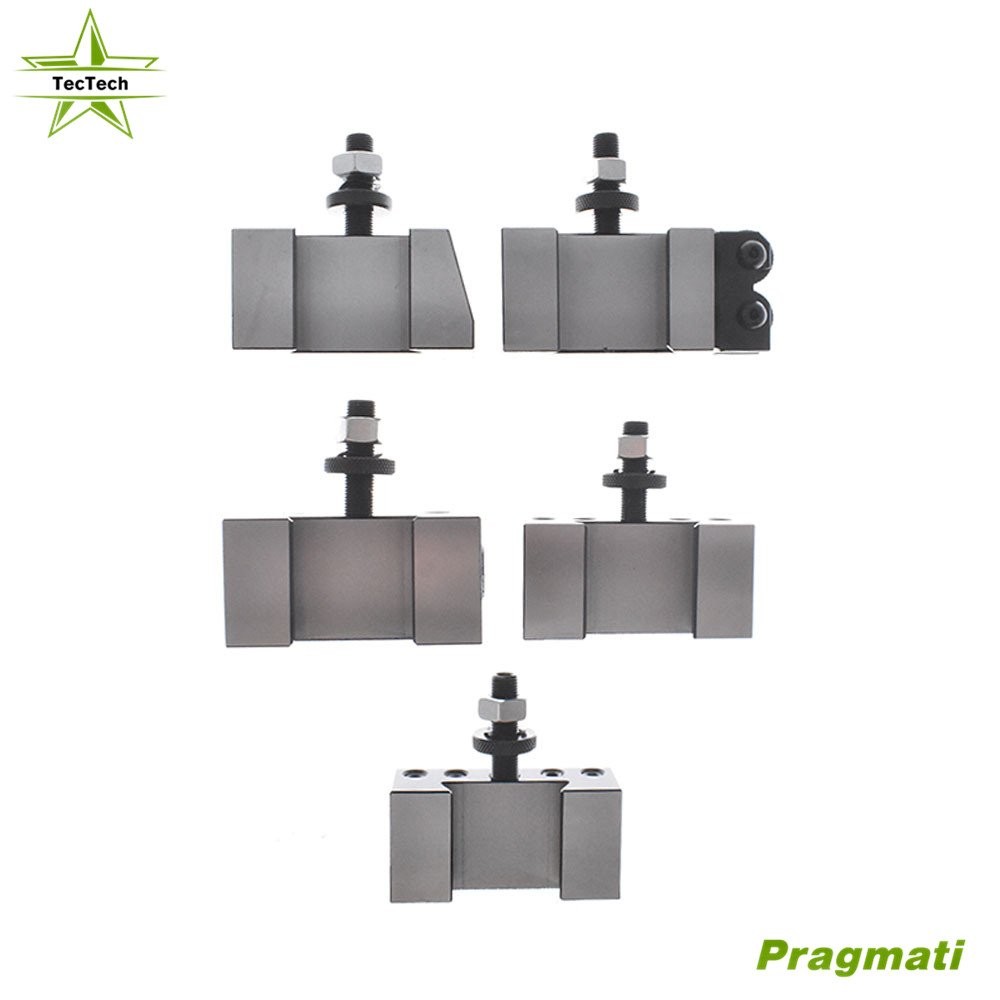 6Pack AXA 250-100 Size Piston Type Quick Change Tool Post Set For Swing Dia 12"