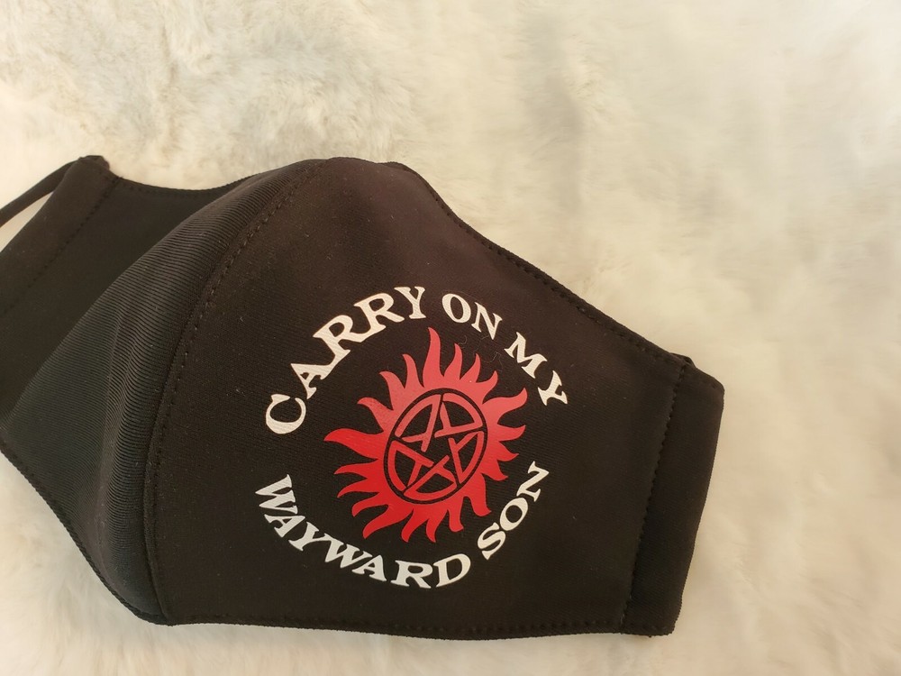 Supernatural Theme Face Mask Includes FREE Decal