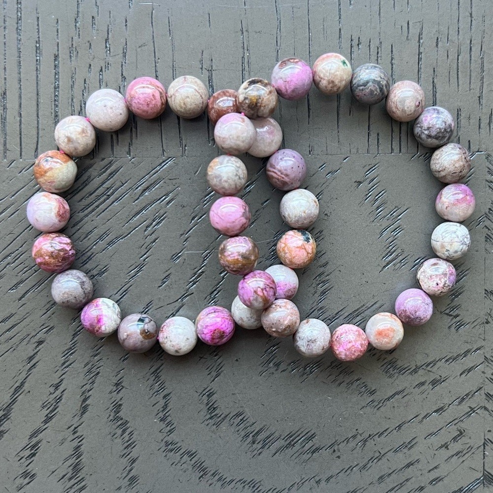 Cobalt Calcite bracelet 10mm SIZE 6.5’