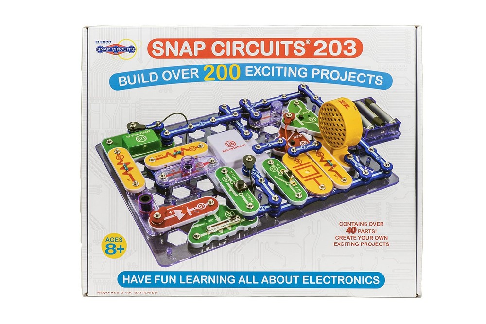 Snap Circuits 203 Electronics Exploration Kit | Over 200 Plus, Multi-color