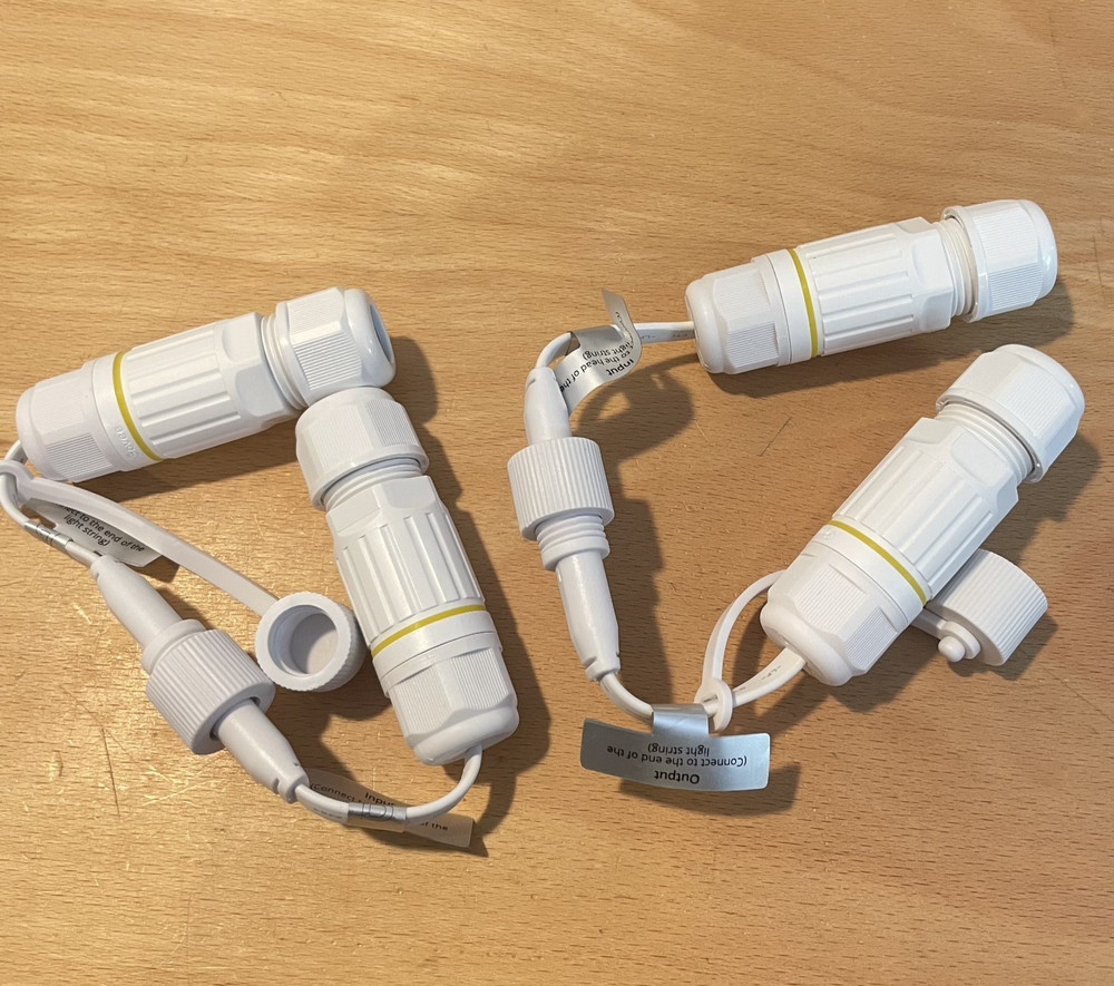 Govee Permanent Outdoor Lights PRO H706A/B/C Splice kits set White 2 Pack