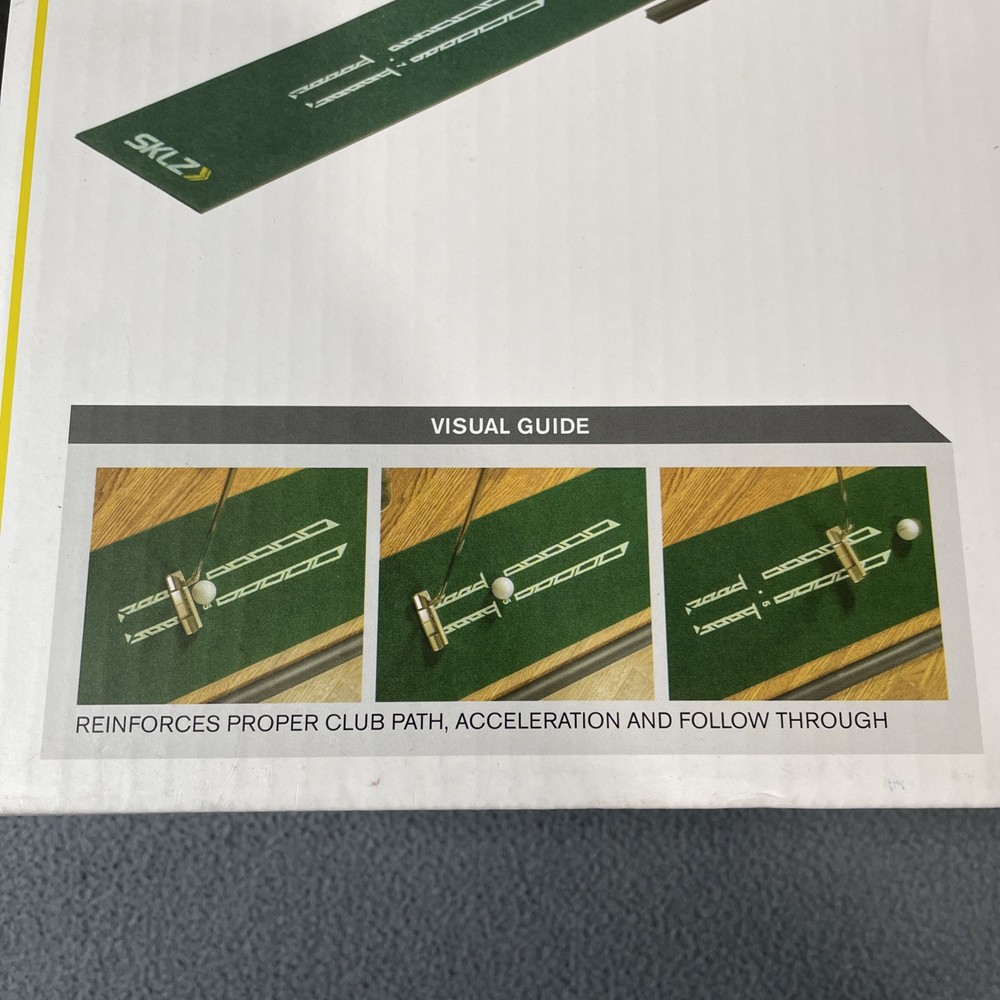 SKLZ ACCELERATOR PRO Indoor True-Roll Putting Mat with Ball Return