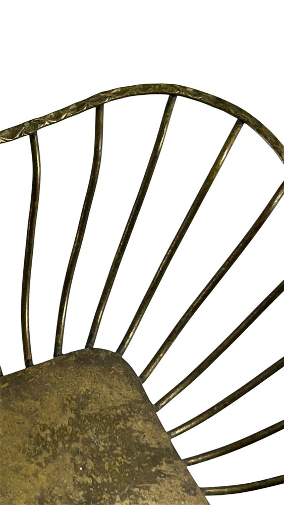 Solid Brass Gatco Metal Wire Bowl Basket Square Rustic Ethnic Decor