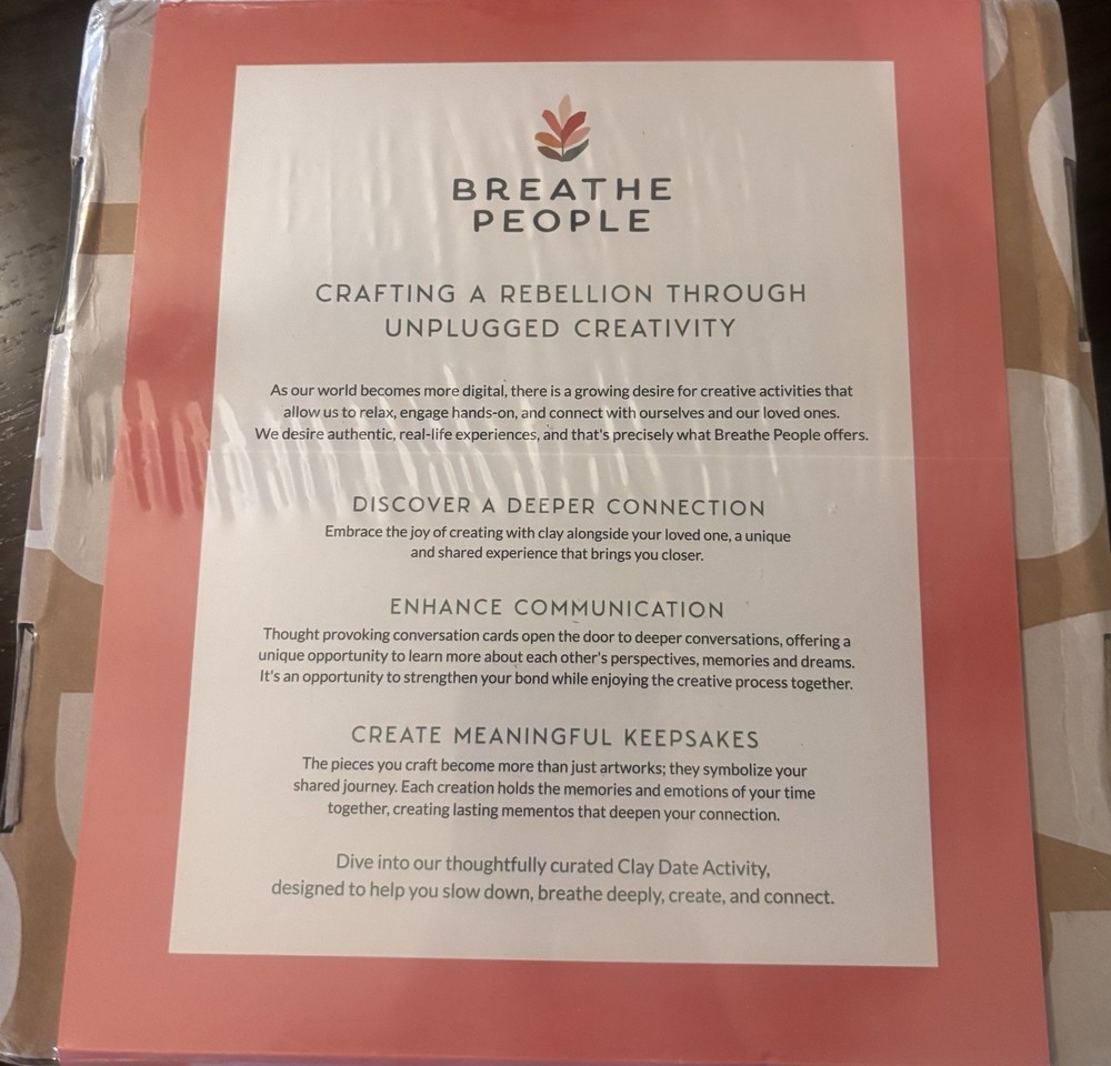 Breathe People Clay Date