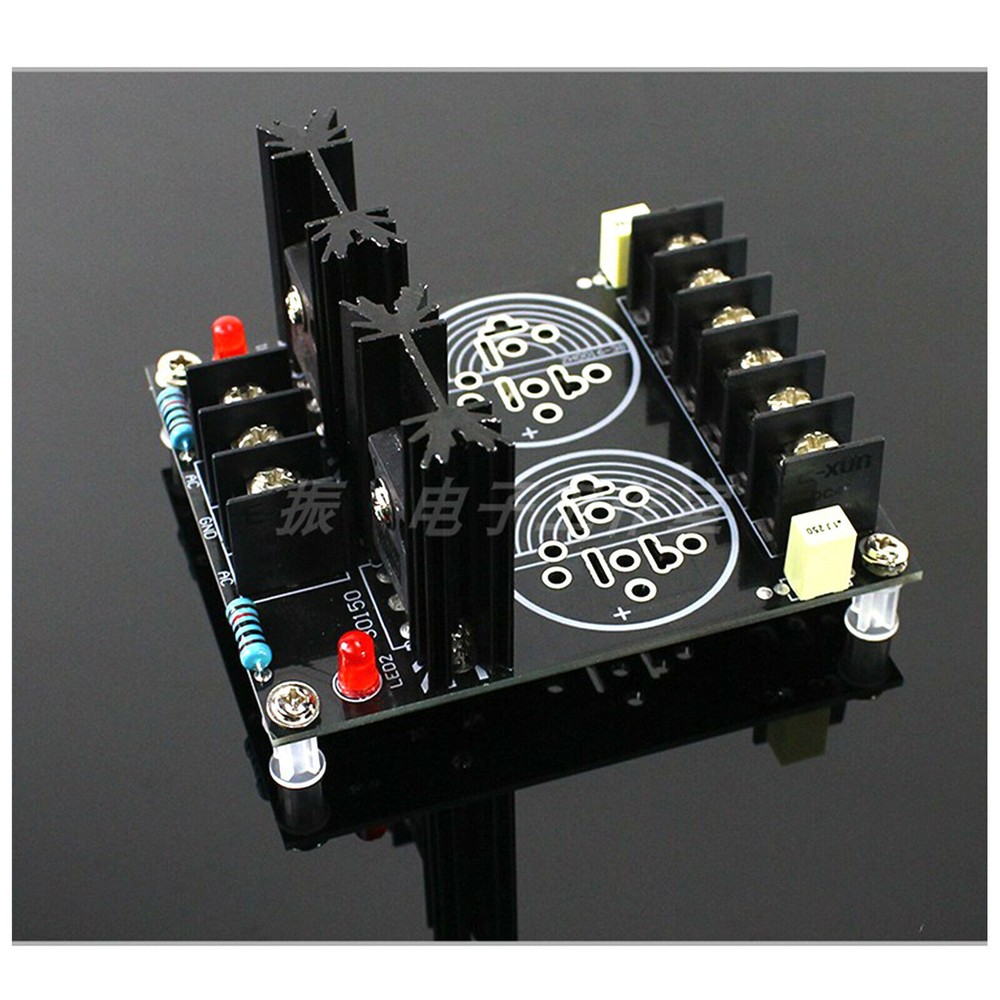 2-capacitor 120A solder type Schottky rectifier filter power supply board PCB