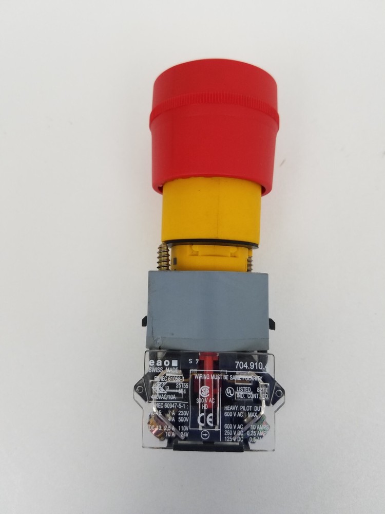 704.910.4 EOA E-Stop Push Button Assembly 704.064.2 *Next Day Option*